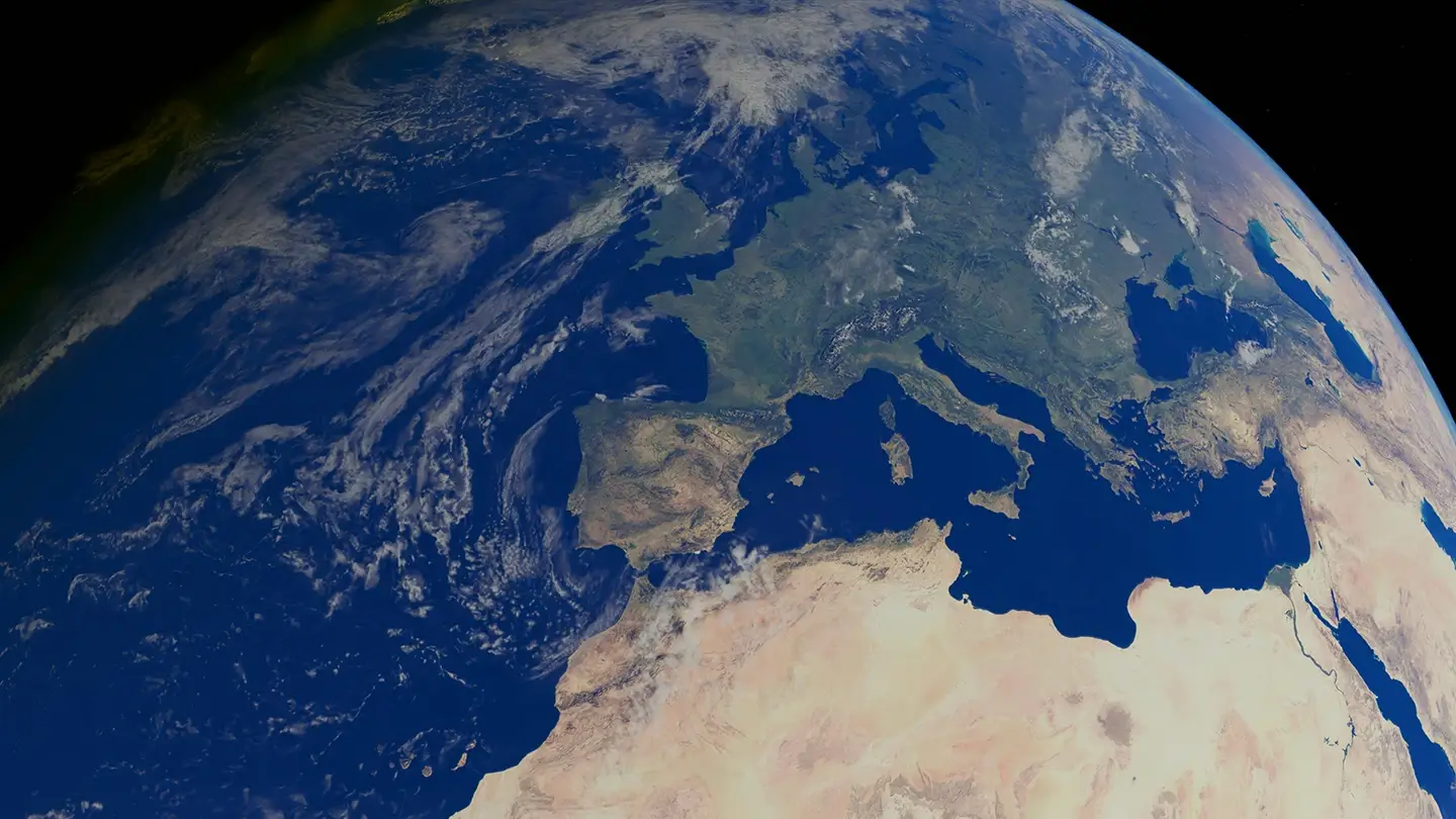 Europe from space