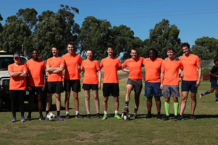 Simera Sense employees sports team
